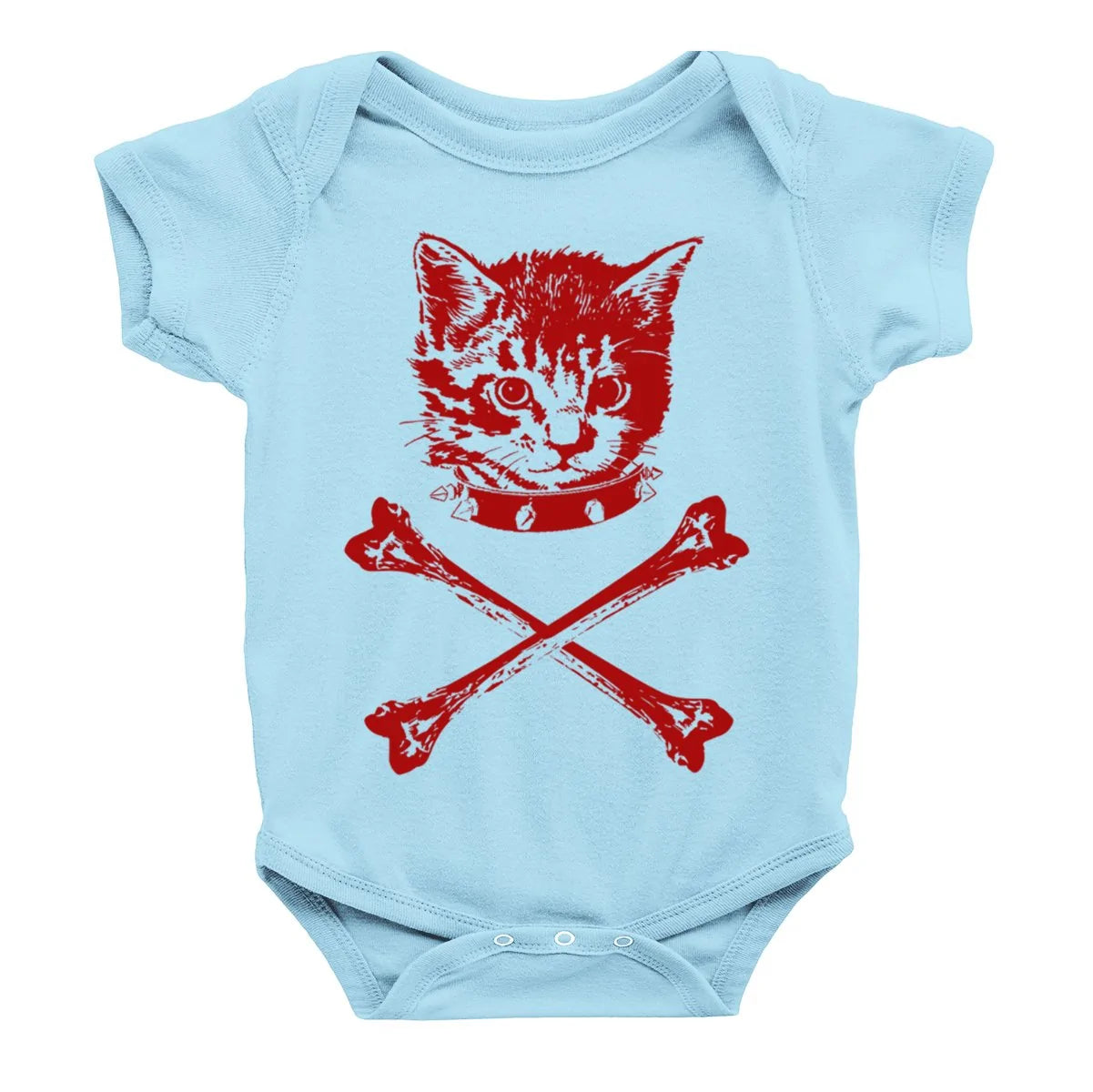 Kitten Crossbones Onesie